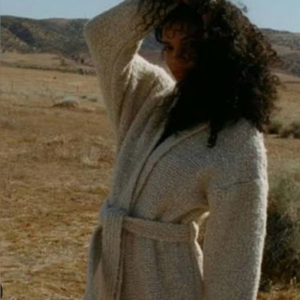 Doen Neva Alpaca Wool Cardigan Duster Sweater